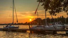 Zachód słońca w porcie Piękny Brzeg, czerwiec 2025 r. - zdjęcie 28