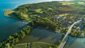 Okartowo, jeziora Śniardwy i Tyrkło z drona, lato 2025 r. - zdjęcie 26