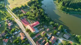 Okartowo, jeziora Śniardwy i Tyrkło z drona, lato 2025 r. - zdjęcie 23