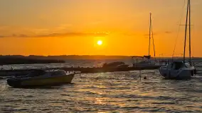 Zachód słońca w Pierkunowie, jezioro Kisajno, czerwiec 2025 r. - zdjęcie 17