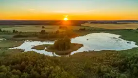 Zachód słońca w okolicy jezior Kotek Wielki i Tałtowisko, czerwiec 2025 r. - zdjęcie 34