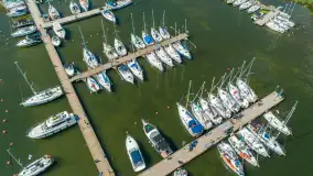 Wilkasy i jezioro Niegocin z lotu ptaka, lipiec 2025 r. - zdjęcie 9