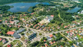 Wilkasy i jezioro Niegocin z lotu ptaka, lipiec 2025 r. - zdjęcie 15