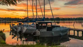 Jezioro Boczne po zachodzie słońca, lipiec 2025 r. - zdjęcie 1