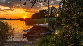 Zachód słońca nad jeziorem Tajty, lipiec 2025 r. - zdjęcie 16