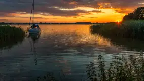 Zachód słońca nad jeziorem Tajty, lipiec 2025 r. - zdjęcie 10