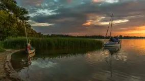 Zachód słońca nad jeziorem Tajty, lipiec 2025 r. - zdjęcie 9