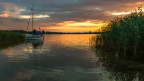 Zachód słońca nad jeziorem Tajty, lipiec 2025 r. - zdjęcie 17