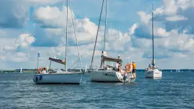 Jezioro Niegocin widziane z Wilkas, lipiec 2025 r. - zdjęcie 9