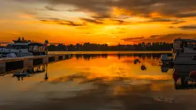 Zachód słońca nad jeziorem Bocznym, lipiec 2025 r. - zdjęcie 19