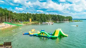 Jezioro Święcajty i Piękny Brzeg z lotu ptaka, sierpień 2025 r. - zdjęcie 25