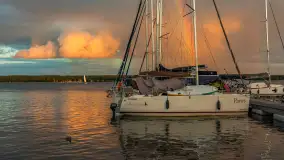 Wieczorna tęcza w przystani Nautica, sierpień 2025 r. - zdjęcie 11