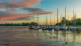 Wieczorna tęcza w przystani Nautica, sierpień 2025 r. - zdjęcie 20