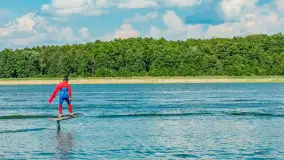 Superman na przeczce między Śniardwami a jeziorem Mikołajskim, sierpień 2025 r. - zdjęcie 13