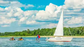 Superman na przeczce między Śniardwami a jeziorem Mikołajskim, sierpień 2025 r. - zdjęcie 5