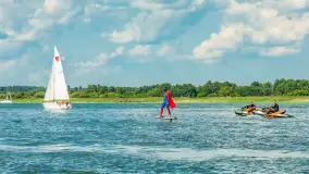 Superman na przeczce między Śniardwami a jeziorem Mikołajskim, sierpień 2025 r. - zdjęcie 17