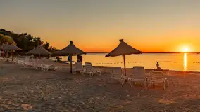 Zachód słońca nad jeziorem Śniardwy, Marina Śniardwy, sierpień 2025 r. - zdjęcie 23