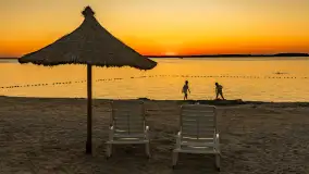 Zachód słońca nad jeziorem Śniardwy, Marina Śniardwy, sierpień 2025 r. - zdjęcie 34