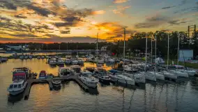 Zachód słońca nad Giżyckiem i Ekomariną, sierpień 2025 r. - zdjęcie 8