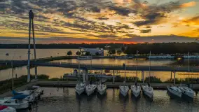 Zachód słońca nad Giżyckiem i Ekomariną, sierpień 2025 r. - zdjęcie 20