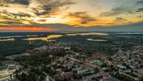 Zachód słońca nad Giżyckiem i Ekomariną, sierpień 2025 r. - zdjęcie 6