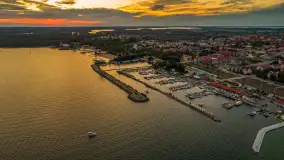 Zachód słońca nad Giżyckiem i Ekomariną, sierpień 2025 r. - zdjęcie 9