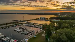 Zachód słońca nad Giżyckiem i Ekomariną, sierpień 2025 r. - zdjęcie 23