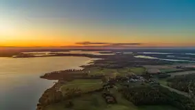 Ostatnie dzień wakacji, zachód słońca nad jeziorem Dargin - zdjęcie 19