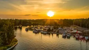 Zachód słońca nad Węgorzewem, sierpień 2025 r. - zdjęcie 28