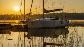 Wiosenne kadry o wschodzie słońca na Bełdanami, kwiecień 2025 r. - zdjęcie 10