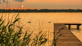 Zachód słońca nad jeziorem Jagodnem, czerwiec 2025 r. - zdjęcie 15