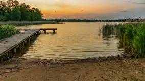 Zachód słońca nad jeziorem Jagodnem, czerwiec 2025 r. - zdjęcie 18