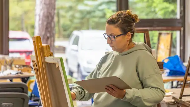 Międzynarodowy Plener Malarski w Resorcie Niegocin, fotorelacja z warsztatów - zdjęcie 4