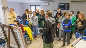 Międzynarodowy Plener Malarski w Resorcie Niegocin, fotorelacja z warsztatów - zdjęcie 22