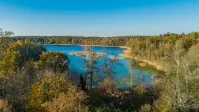 Jezioro Krutyńskie i Krutynia w jesiennej odsłonie, październik 2025 r. - zdjęcie 5