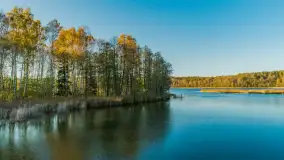 Jezioro Krutyńskie i Krutynia w jesiennej odsłonie, październik 2025 r. - zdjęcie 4