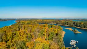 Jesień nad jeziorem Kisajno w Pięknej Górze, październik 2025 r. - zdjęcie 44