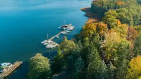 Jesień nad jeziorem Kisajno w Pięknej Górze, październik 2025 r. - zdjęcie 28