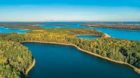 Jesień nad jeziorem Kisajno w Pięknej Górze, październik 2025 r. - zdjęcie 42