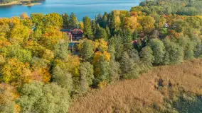 Jesień nad jeziorem Kisajno w Pięknej Górze, październik 2025 r. - zdjęcie 41