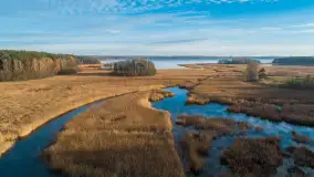 Jesienna śluza Przerwanki, jezioro Gołdopiwo i rzeka Sapina - zdjęcie 2