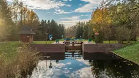 Jesienna śluza Przerwanki, jezioro Gołdopiwo i rzeka Sapina - zdjęcie 8