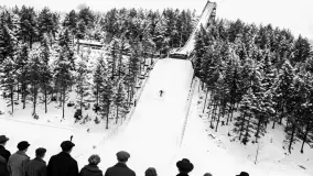 Zapomniana i już dziś nieistniejąca skocznia narciarska na Mazurach (rekonstrukcja AI) - zdjęcie 6