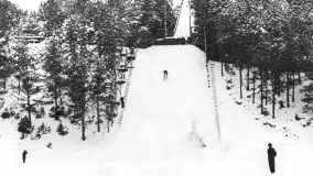 Zapomniana i już dziś nieistniejąca skocznia narciarska na Mazurach (rekonstrukcja AI) - zdjęcie 9