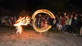 Zdjęcia: Ognisty pokaz ruchu i ognia w Tle dla Mew - zdjęcie 1