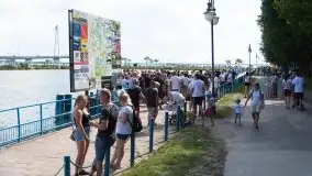 Zdjęcia: Rodzinna zabawa na plaży miejskiej nad Niegocinem  - zdjęcie 2