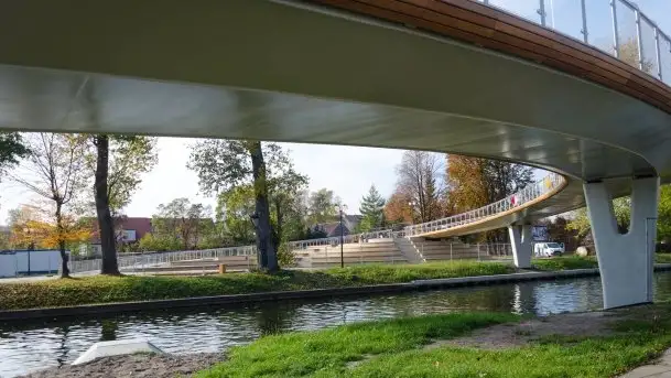 Zdjęcia: Po nowej kładce nad Kanałem Łuczańskim  - zdjęcie 5