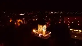 Nocne, styczniowe Giżycko, zobacz iluminację świąteczną - zdjęcie 16