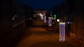 Nocne, styczniowe Giżycko, zobacz iluminację świąteczną - zdjęcie 25