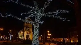 Nocne, styczniowe Giżycko, zobacz iluminację świąteczną - zdjęcie 31